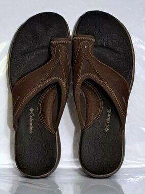 Authentic Columbia Kea II Toe-Loop Sandals – Dark Brown – Excellent Condition